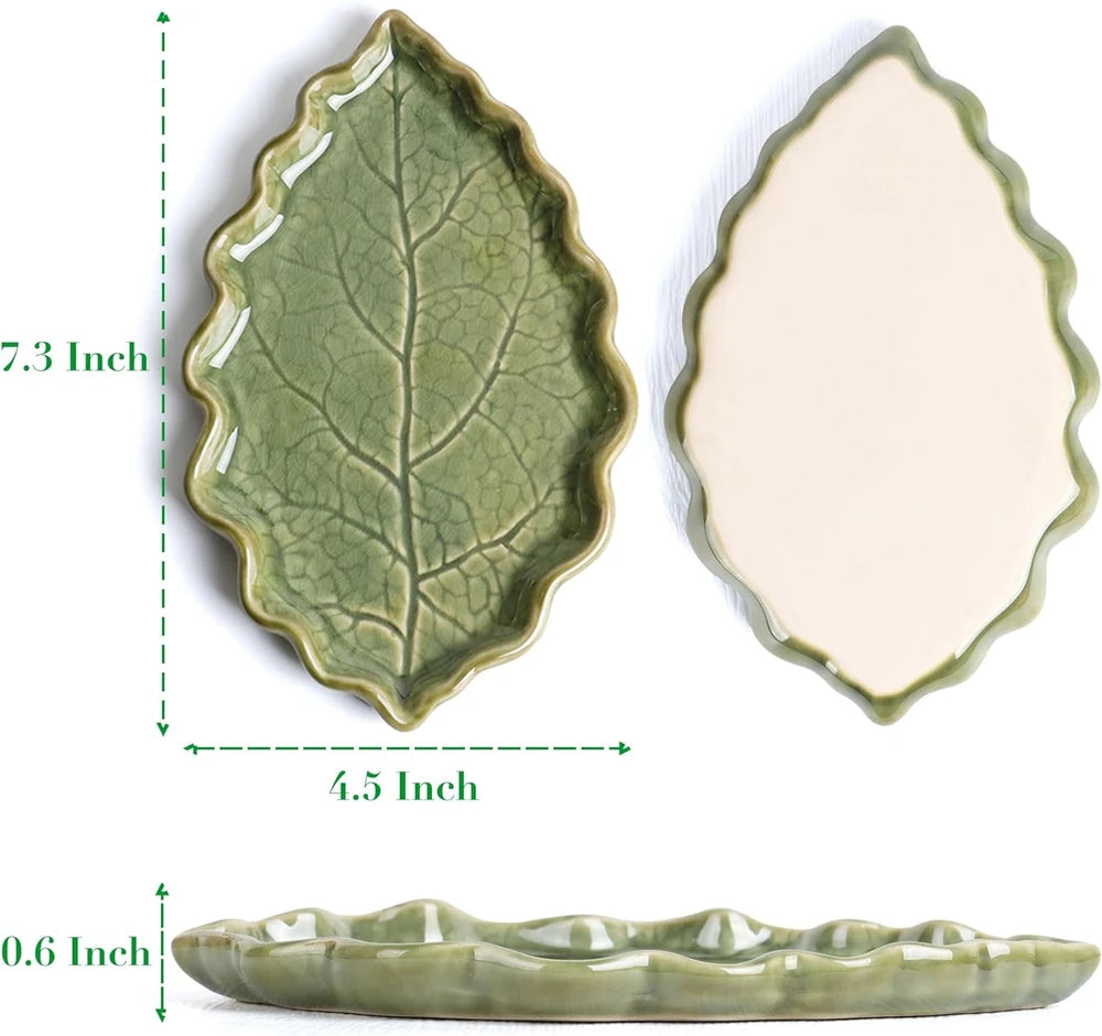 Ceramic Leaf Spoon Rest