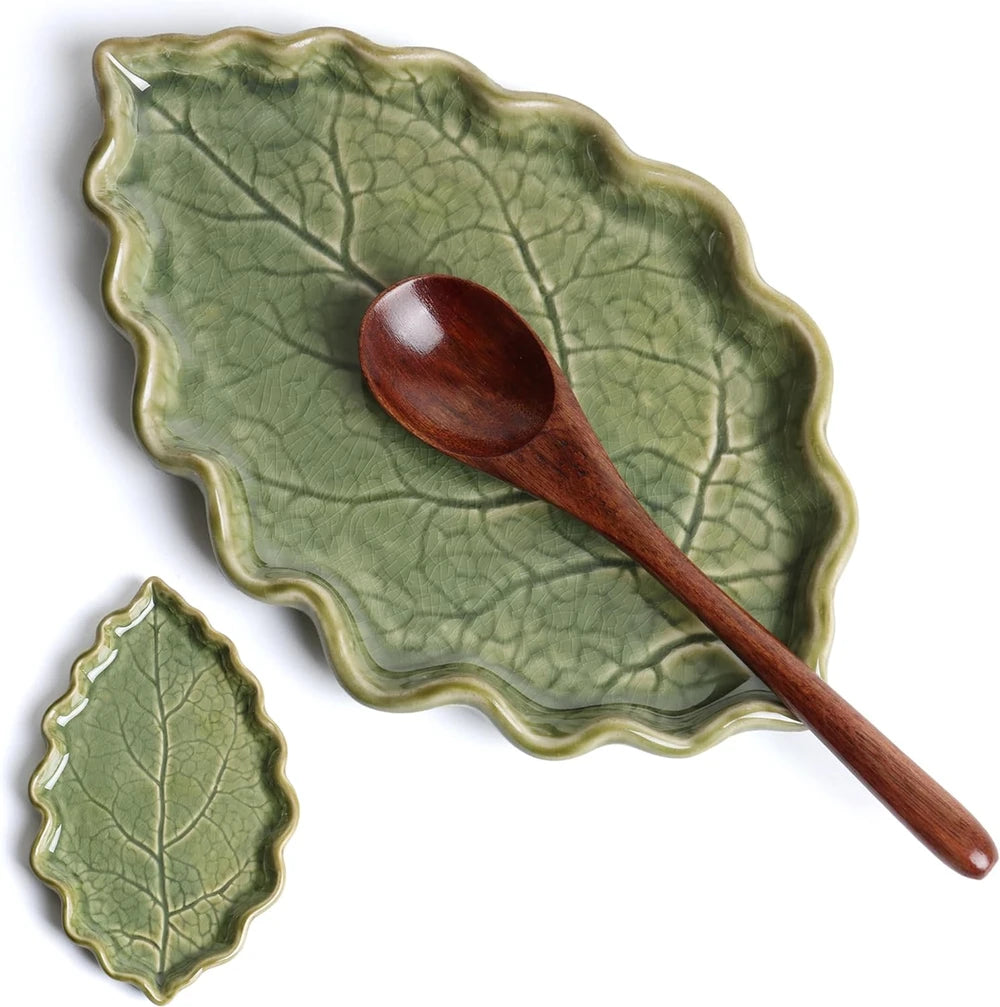 Ceramic Leaf Spoon Rest