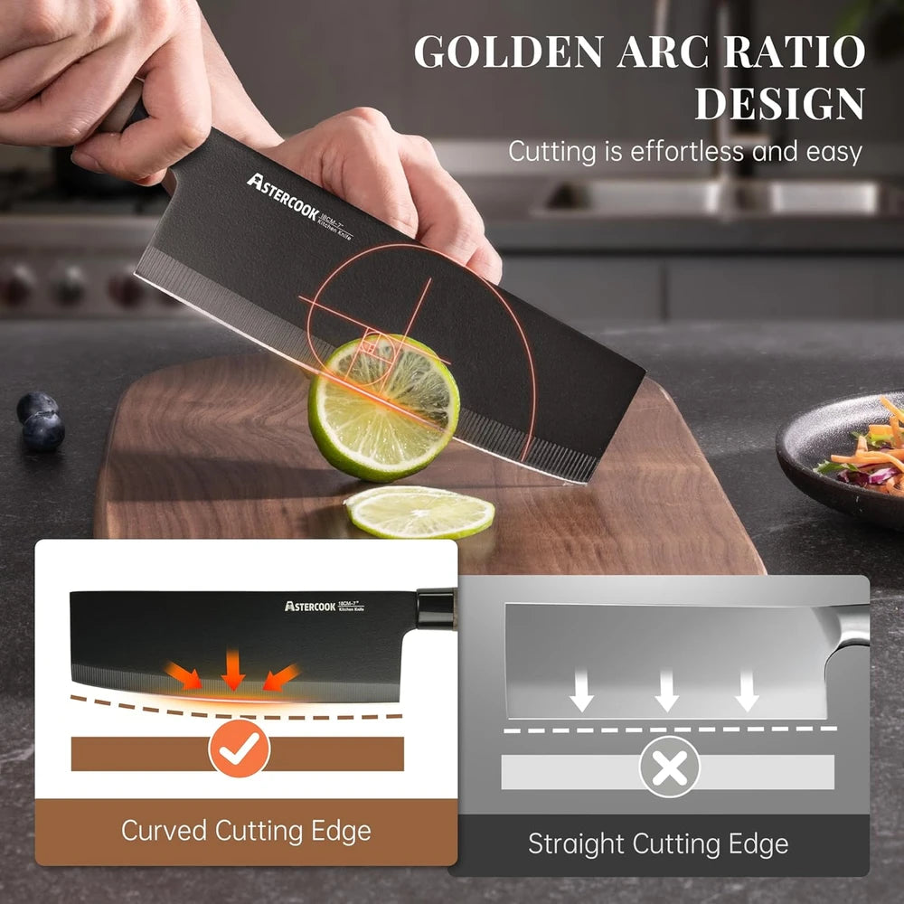 Astercook 6-Piece Kitchen Knife Set