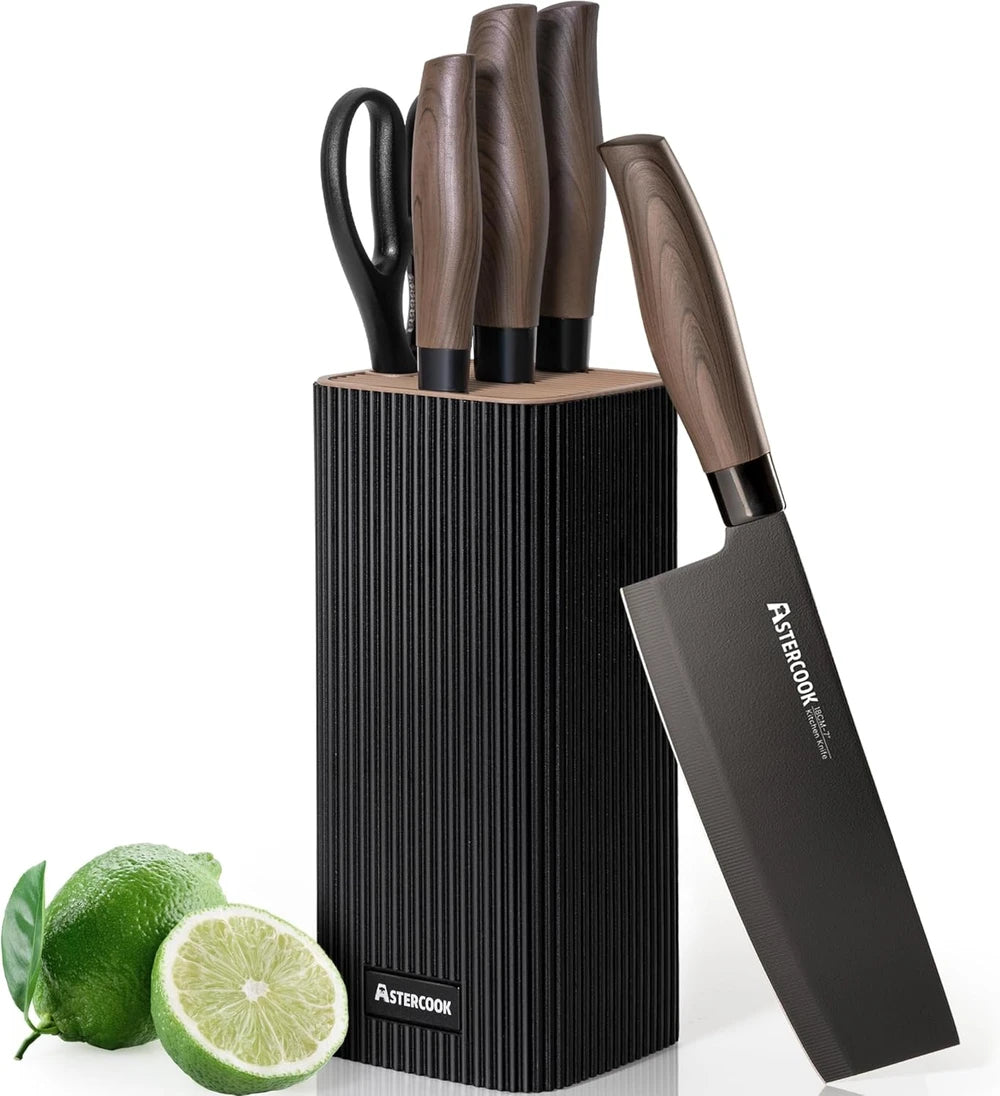 Astercook 6-Piece Kitchen Knife Set