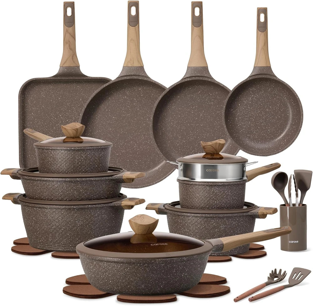 Carote 31-Piece Nonstick Cookware Set