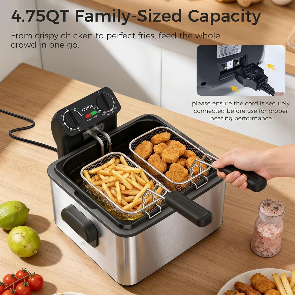 OSTBA Stainless Steel Deep Fryer