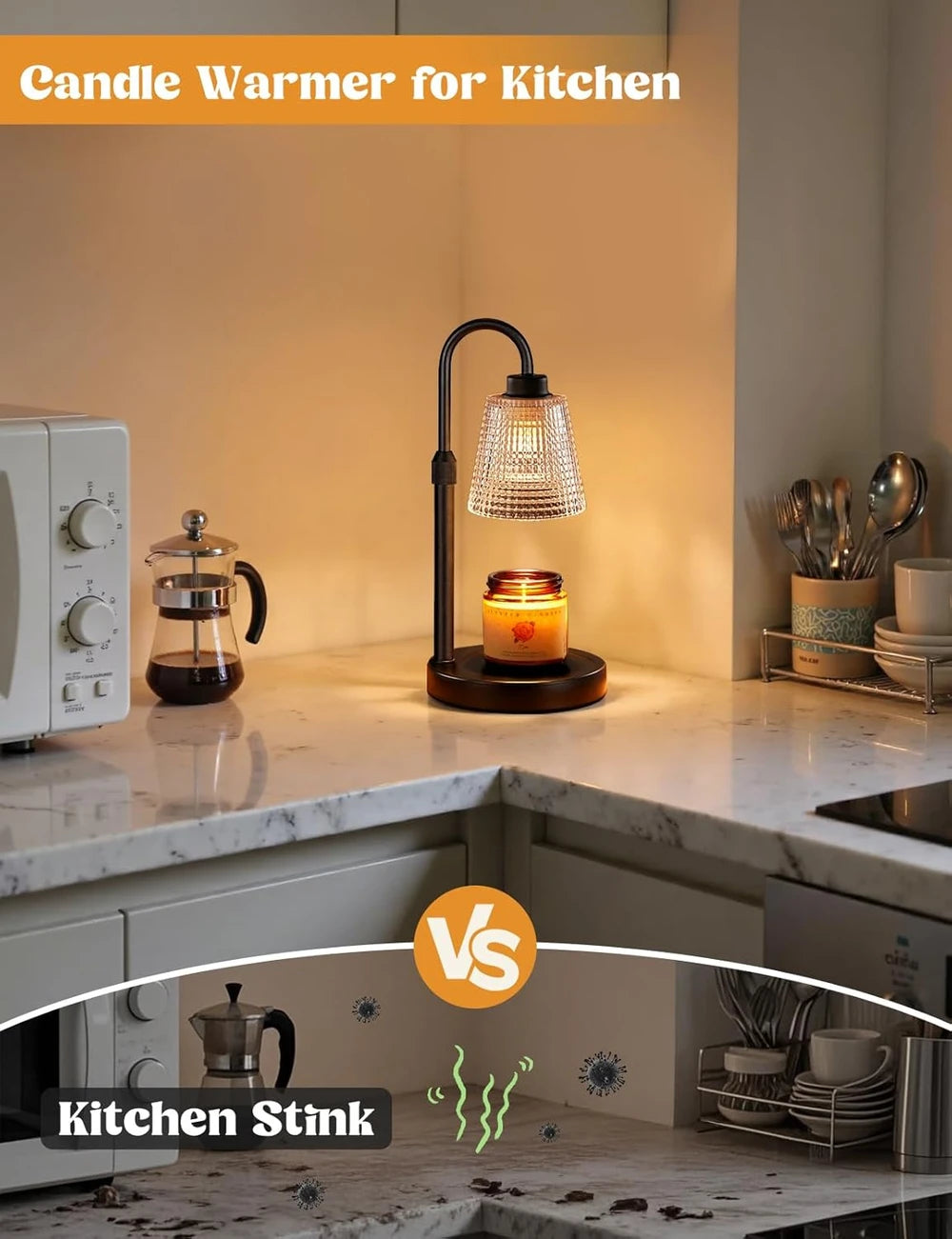 Innqoo Adjustable Candle Warmer Lamp