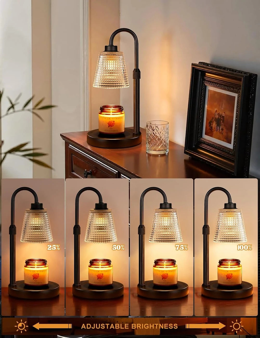 Innqoo Adjustable Candle Warmer Lamp