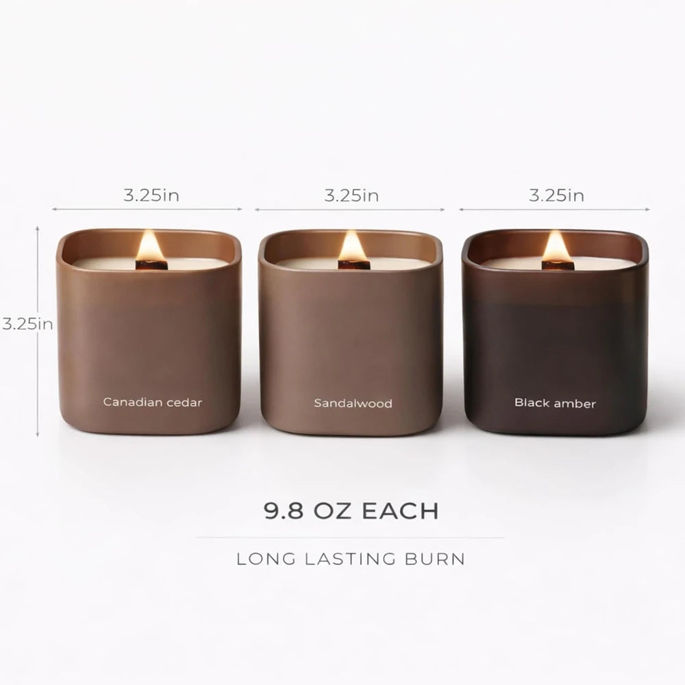 Lumi Crackling Soy Candle Set
