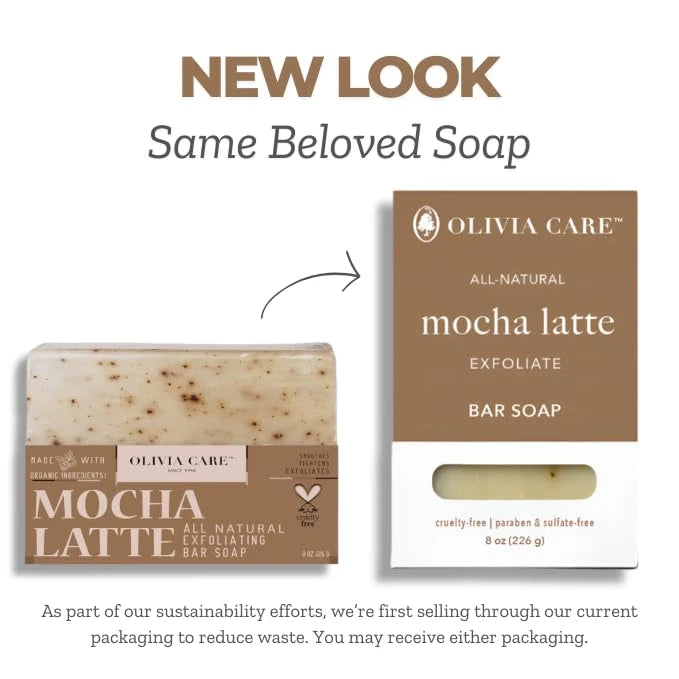 Olivia Care Coffee Exfoliating Bar Soap