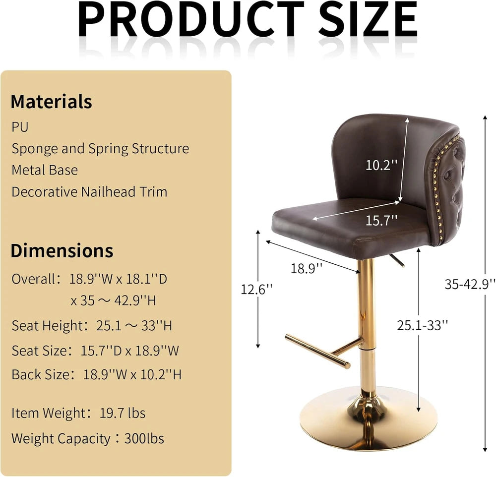 Modern Swivel Counter Stools
